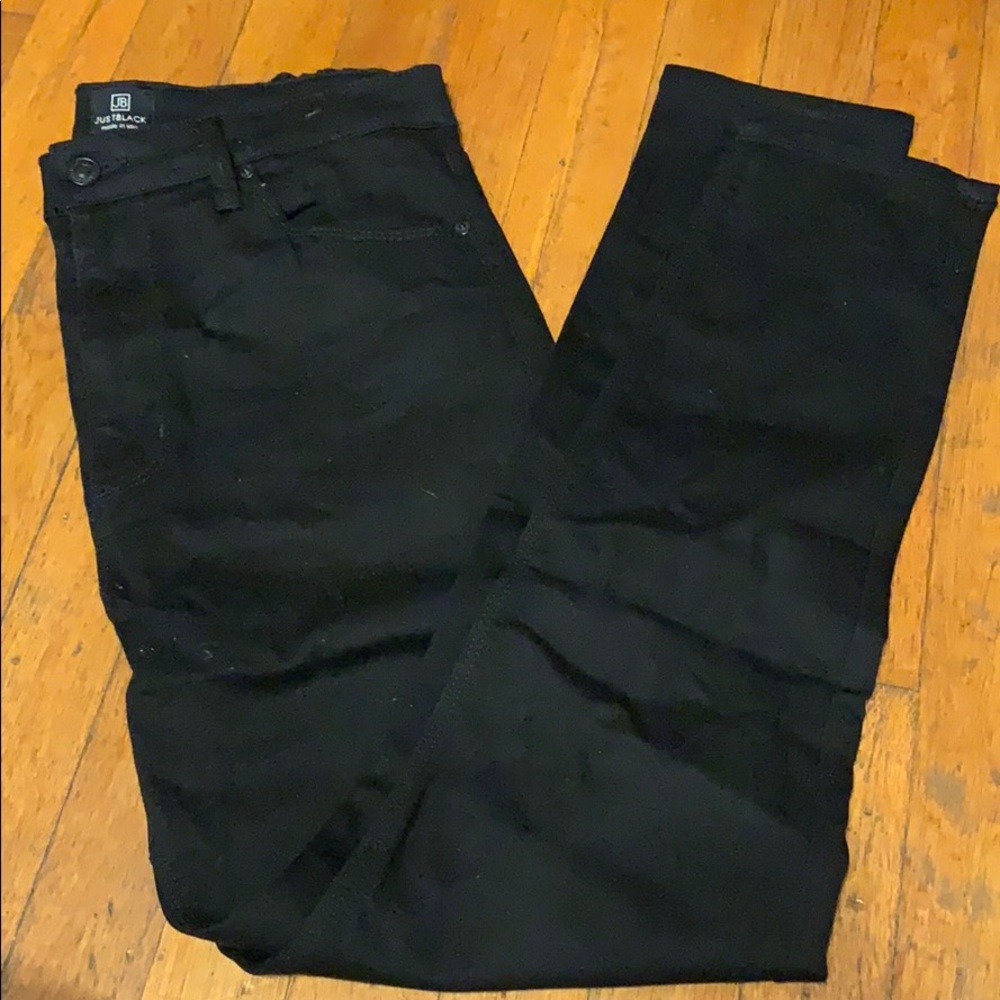 just black skinny super high rise jean